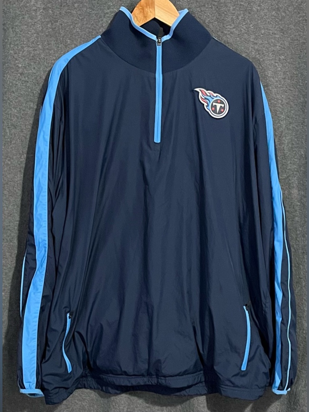 Nike On Field Apparel Tennessee Titans 1/4 Zip Pullover XL